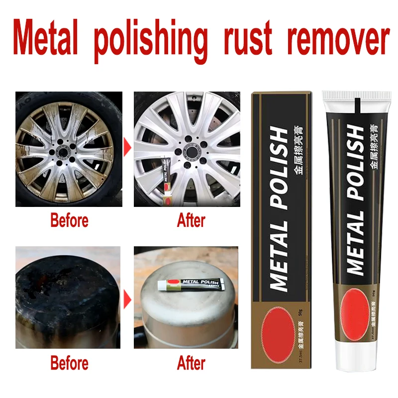 50g/100g Knife Machine Polishing Wax Cream Mirror Metal Stainless Steel Watch Polishing Paste Metal Polish Rust Remover