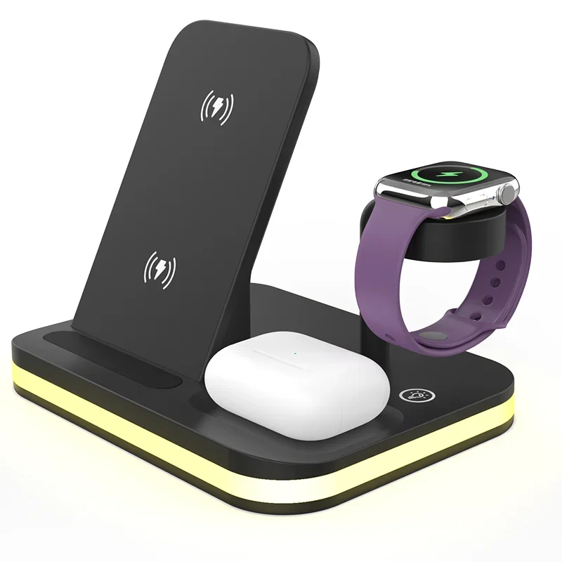 

Wireless Charging Station 3 in 1 Charging Station Devices Wireless Charger