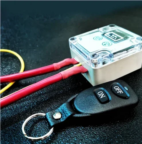 12/24V Universal Wireless Remote Control Car Battery Disconnect Isolator Cut Off Master Switch Interior Replacement Parts