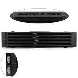 11Rows 14 Rows British Type Aluminum Radiator Car Gearbox Oil Cooler M22x1.5 Cooling Radiator Large Capacity Universal Cooler