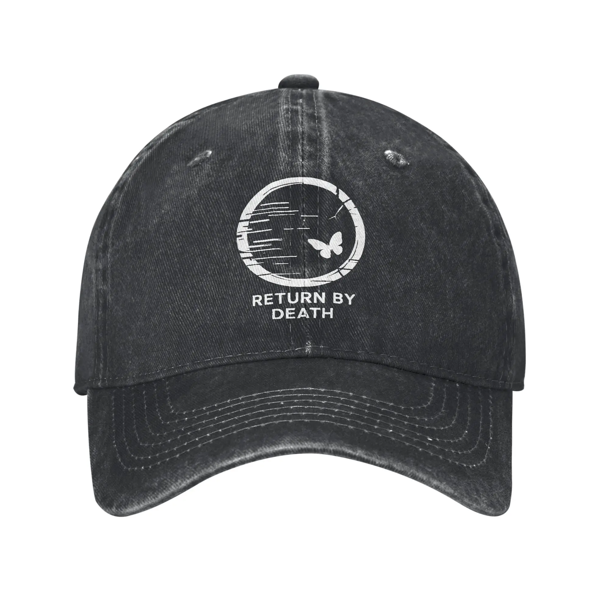 Men Women Re:ZERO Starting Life in Another world Print Hats Classic Distressed Washed  Baseball Cap Adjustable