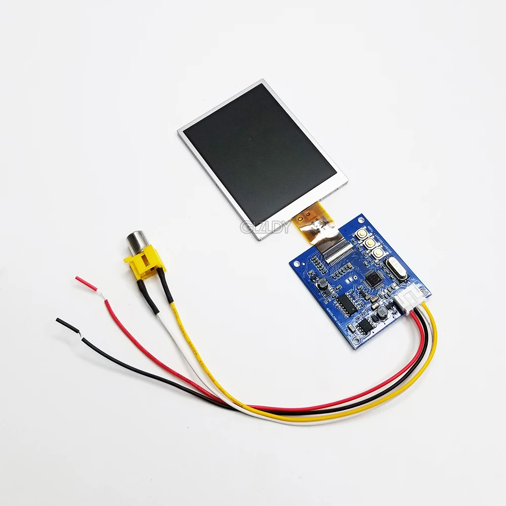 Kit de módulo de pantalla lcd de 2,8 pulgadas, interruptor automático NTSC/PAL 960x240 4:3, interruptor automático RCA AV para timbre, pantalla de coche, vídeo CCTV para coche