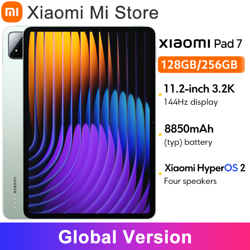  Xiaomi Pad 7 Global Version Mi Tablet Snapdragon 7+ Gen 3 11.2" 3.2K 144Hz Display Adreno GPU 45W Turbo charge 8850mAh