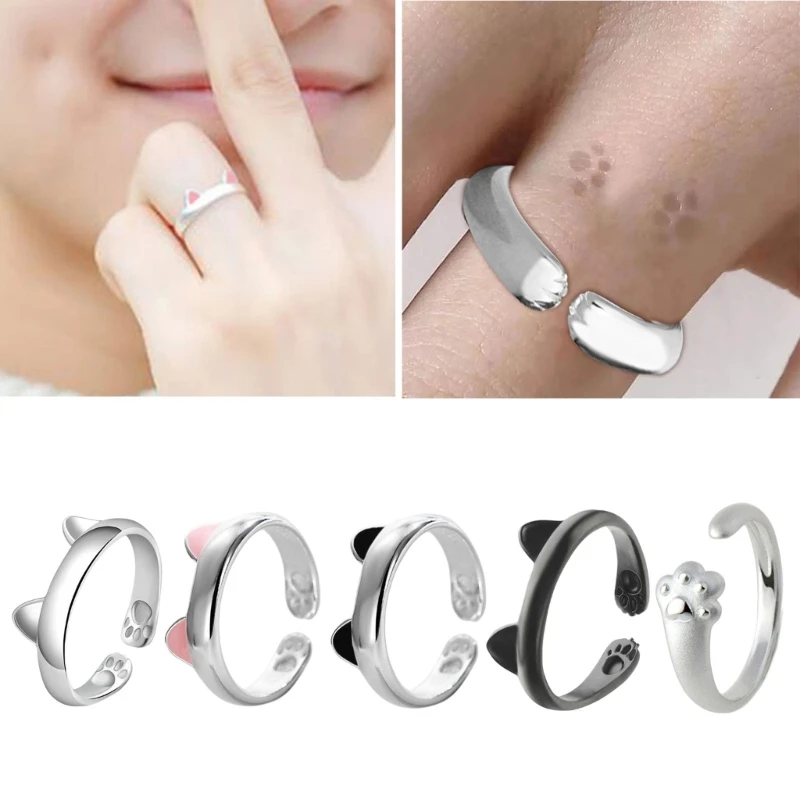 Claw Tightly Design Open Rings Stylish Jewelry for Female Girls Drop Shipping