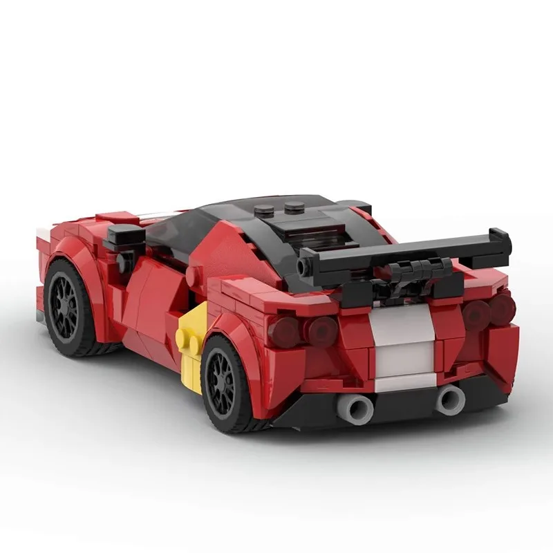 MOC-49212 F8 Speed City Cars Champion Racer Supercar moc Building Blocks Bricks Racing Technique Creative DIY Model Set