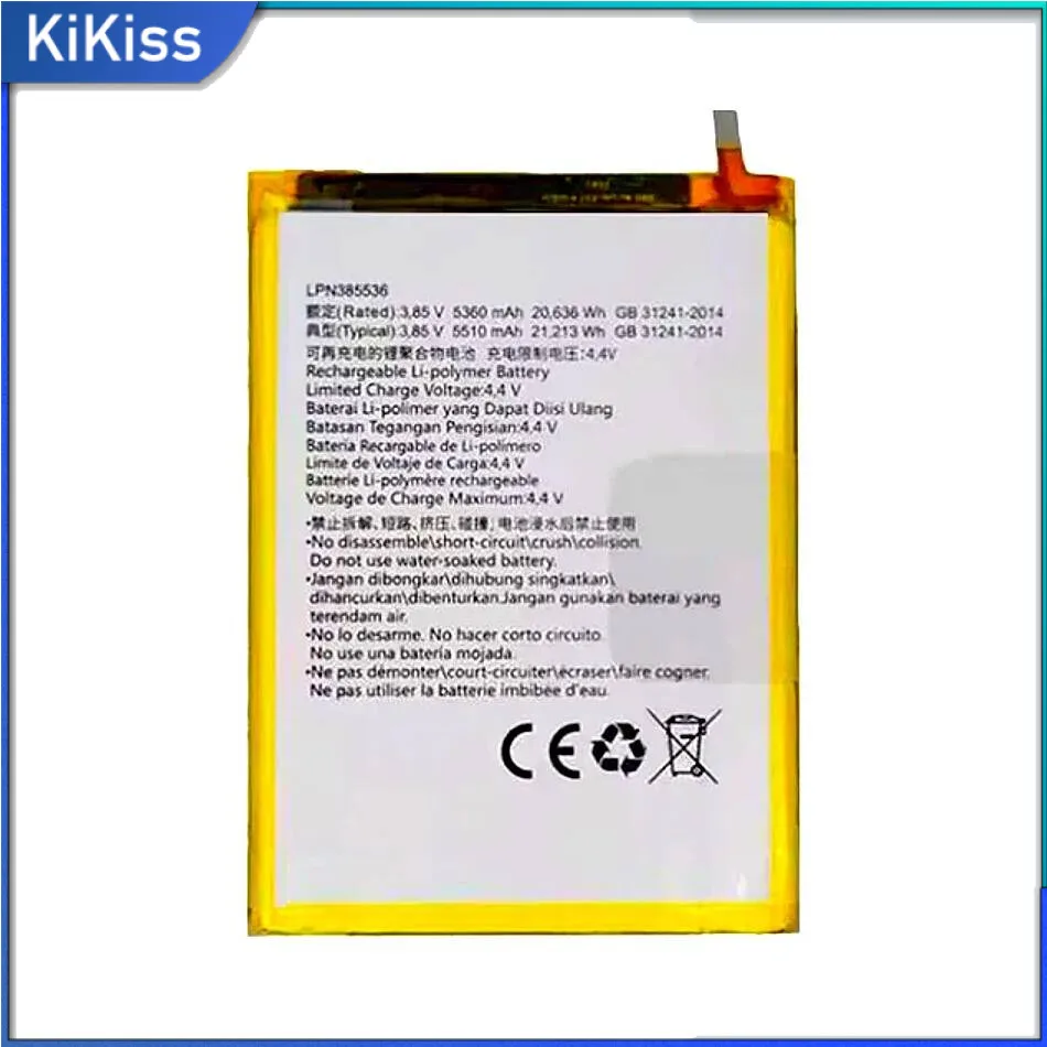 

Для Hisense HLTE216T 5510 мАч LPN385536 аккумулятор мобильного телефона безопасный долговечный
