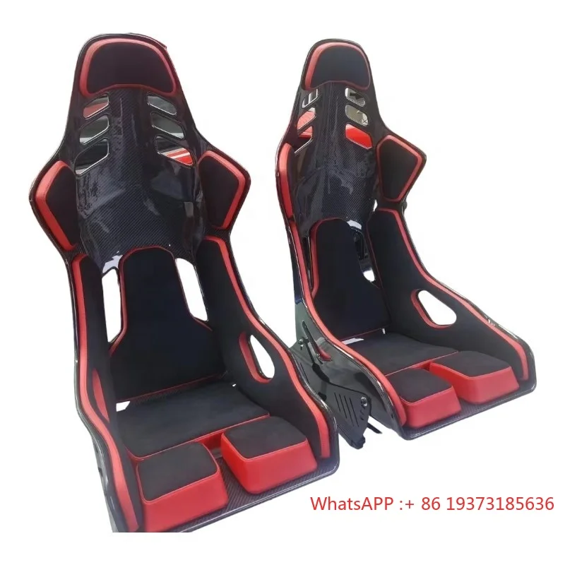 Carbon Fiber Fibre BodyKit Seat Cover for Mercedes-Benz BMW Porsche