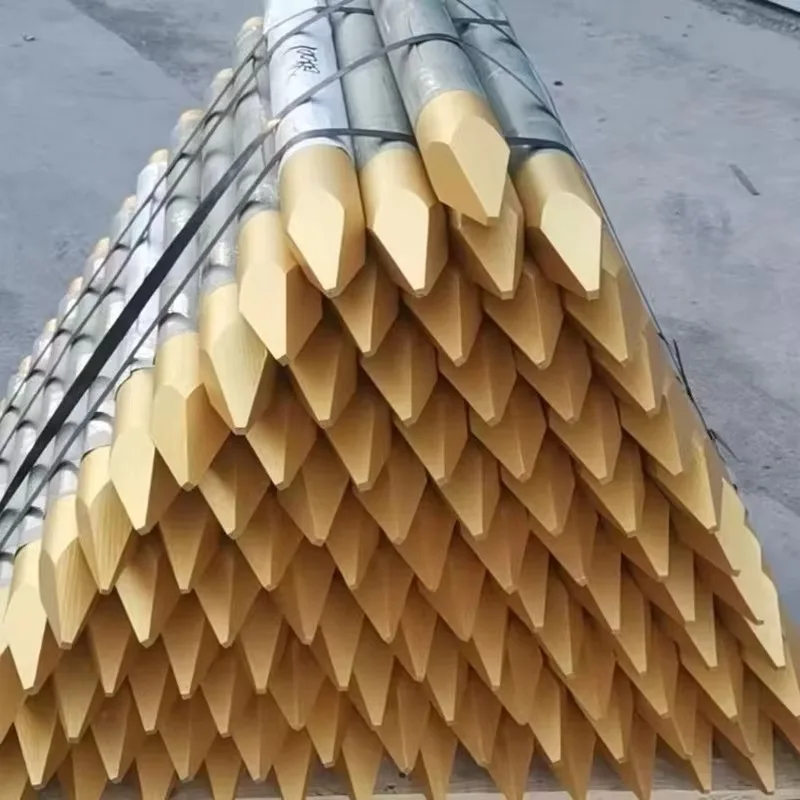 Drill Rod and Chisel for Hydraulic Breaker Rock Crushing Professional Use