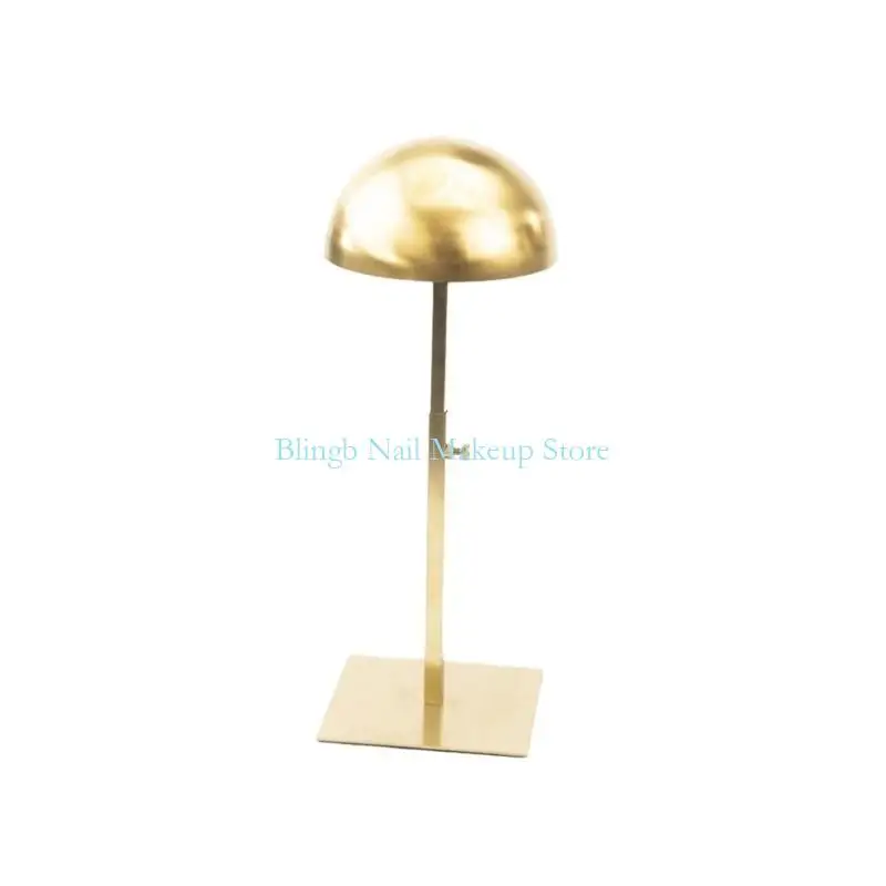 

28TA Elegant Stainless Steel Hat Rack with Adjustable Height Retail Hat Display Home Hat Storage for Stable Display in Shops