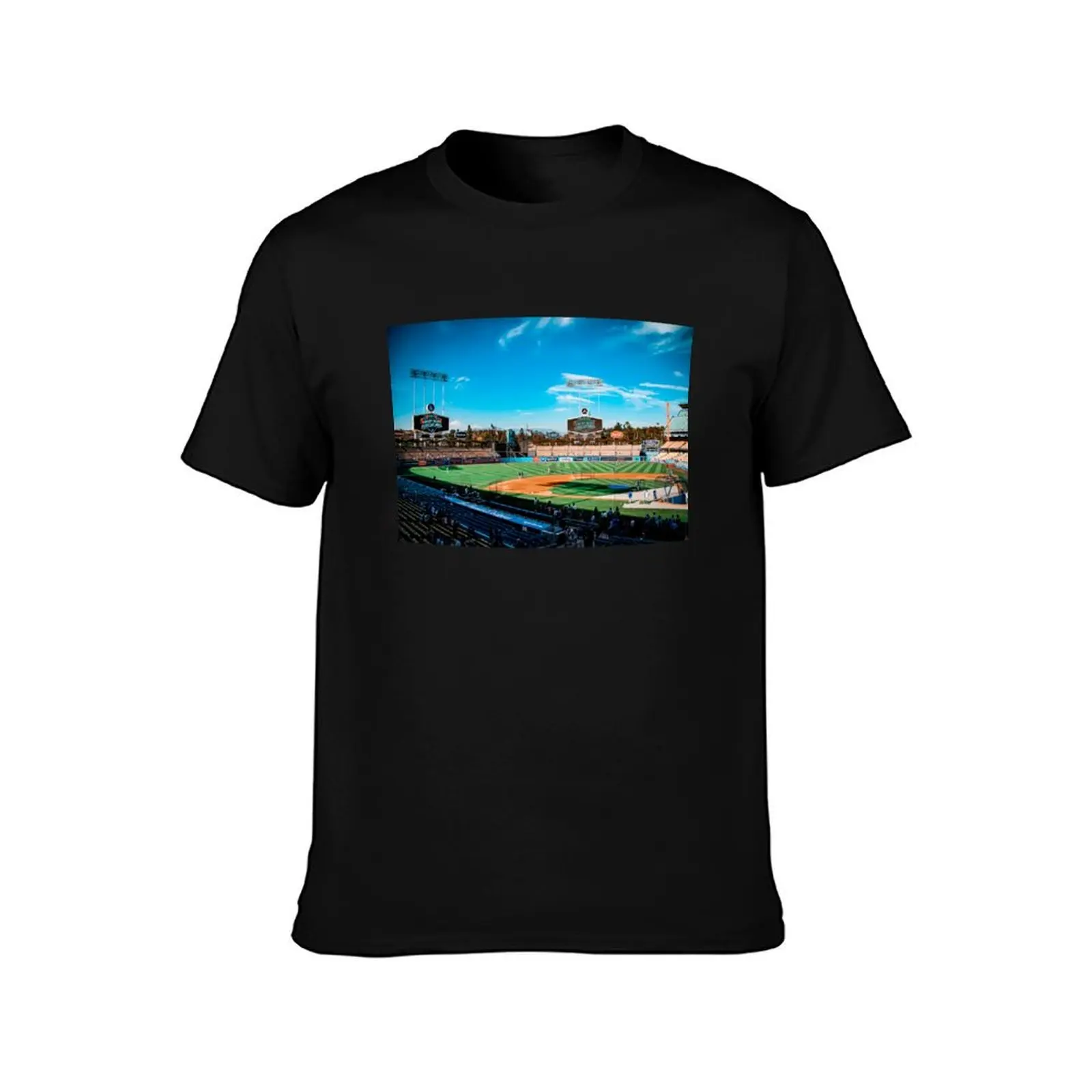 Dodger Stadium T-Shirt cheap stuff graphic t shirt vintage men graphic t shirts