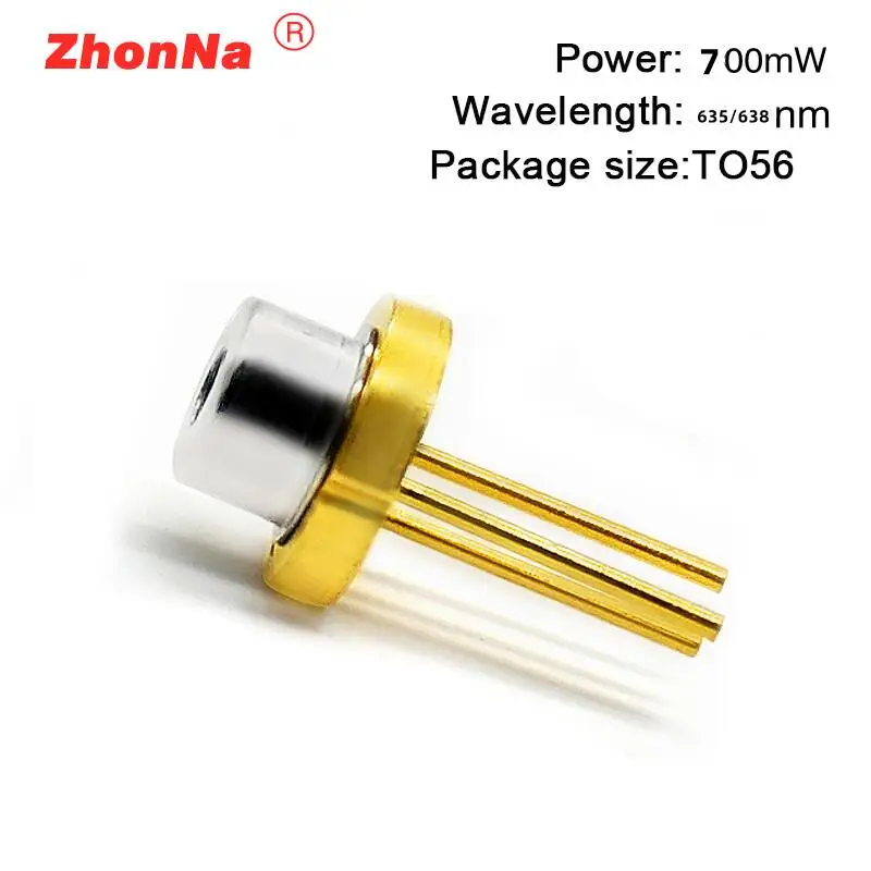 635/638nm 700mw Laser Diode Module RED Number ZN-LDR-008 DIY Laser Sensor Light Emitting Tube LED Electronic Desi