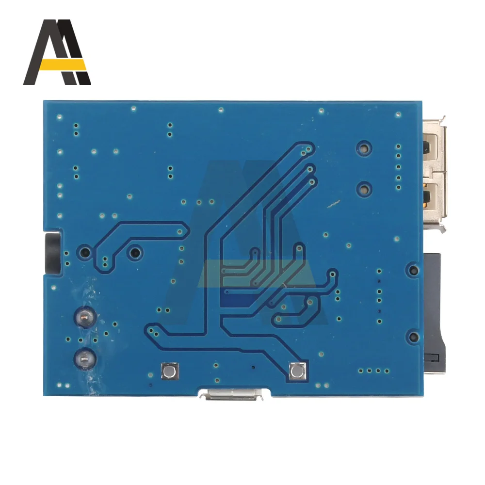 Karty TF U dysku MP3 Format płytki dekodera moduł wzmacniacz dekodowania odtwarzacz audio 3.7 ~ 5.5V niebieski
