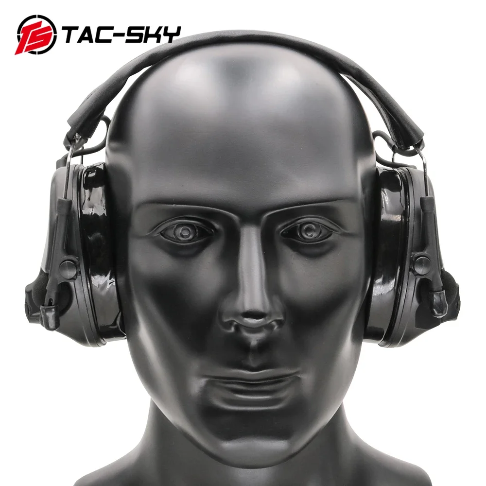 TS TAC-SKY COMTA XPI inalámbrico sin micrófono táctico electrónico con cancelación de ruido protección auditiva auriculares tácticos C3