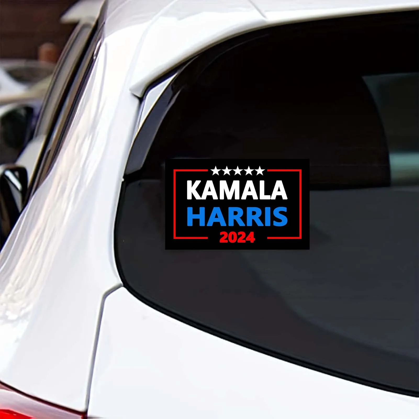 Kamala Decorative Car Stickers Politically Style Car Window Decal Stickers for Motorcycle Window Bumper Wall