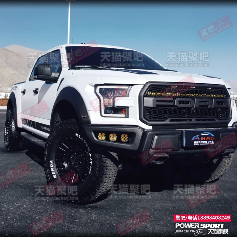 ملصق سيارة تعديل مظهر الجسم ملحقات ملصق حائط من الفينيل الرياضي لسيارة Ford Raptor F150