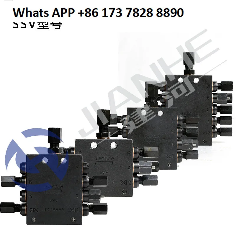 Distributeur de beurre SSV4SSV6SSV8SSV10 Distributeur intégral progressif modulaire Premium