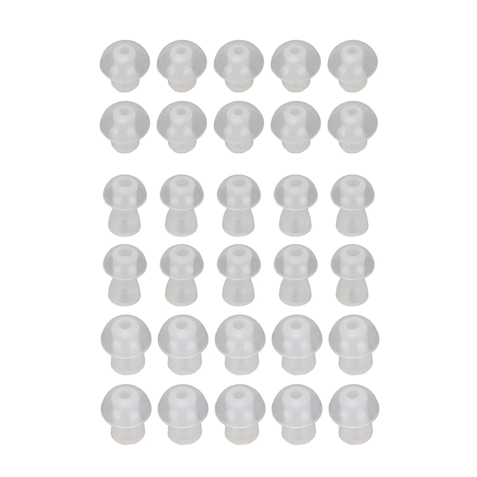 100Pcs Hearing Aid Ear Tips Earbuds Soft Replacement Universal Domes Hearing Aid Ear Tips for Hearing Aid Earplugs S/M/L