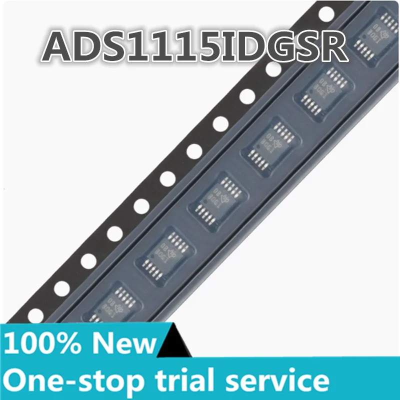 5-50pcs ADS1115IDGSR ADS1015IDGSR VSVSOP-10 16-bit digital-to-analog converter chip IC Brand new original genuine