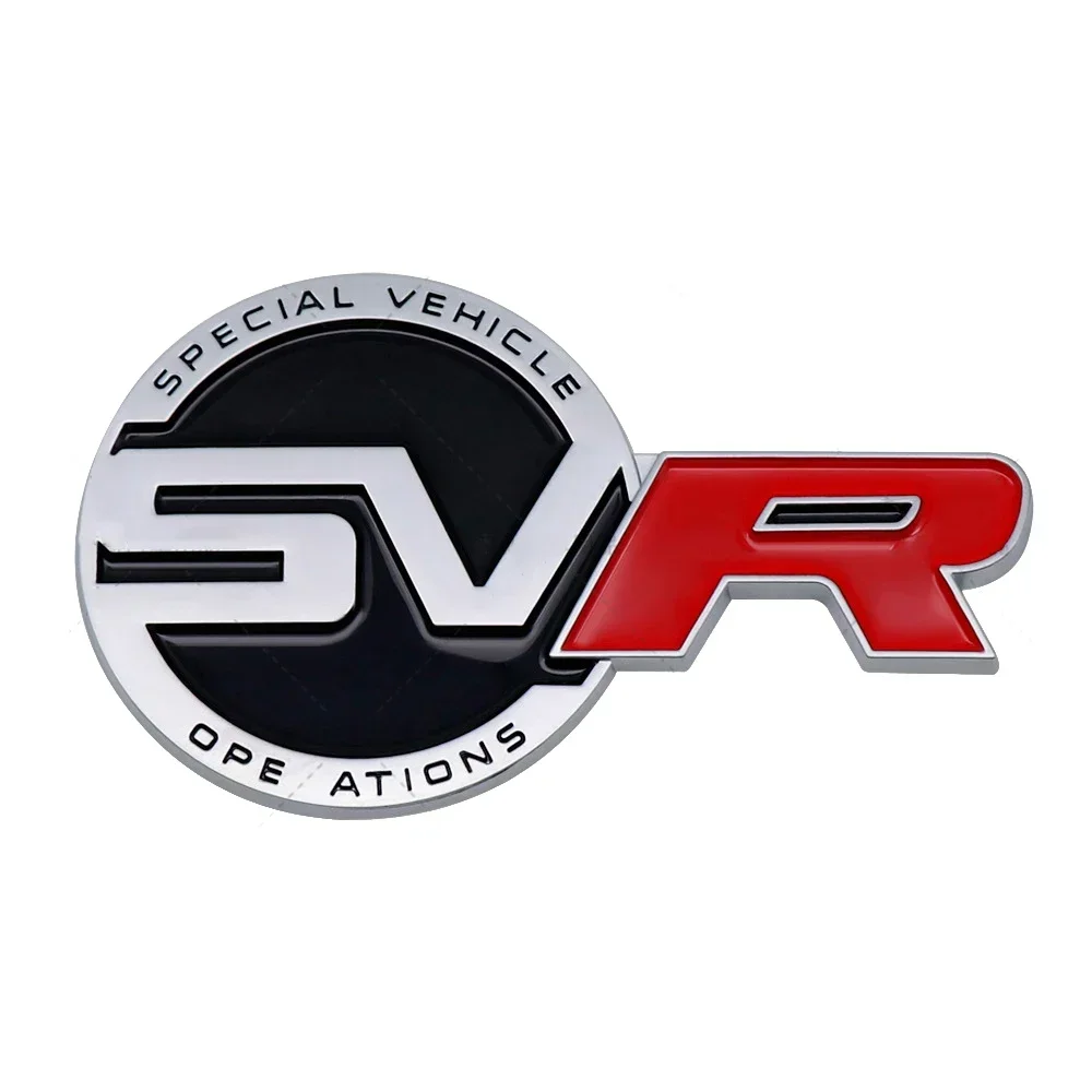 Bild 4: ABS SVR Logo Emblem Abzeichen Autoaufkleber Dekor Auto-Außenzubehör für Land Rover Discovery Velar Freelander Defender