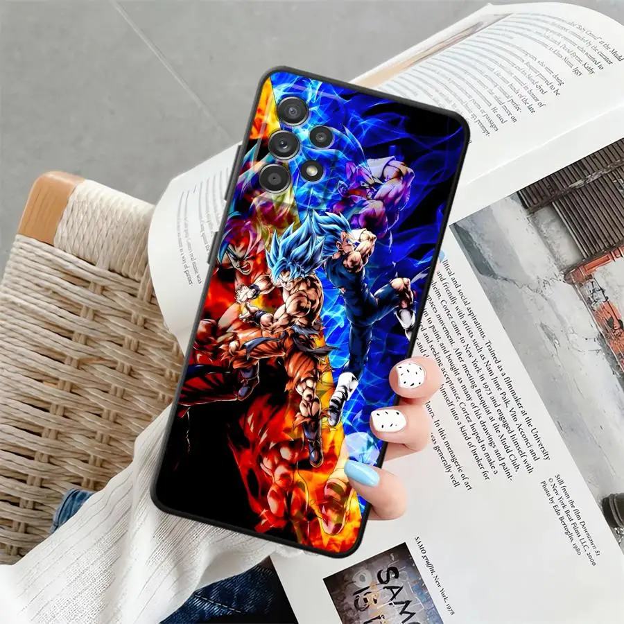 أسود لينة غطاء الهاتف حقيبة لهاتف سامسونج غالاكسي A35 A26 A72 A23 A53 A36 A24 A55 A41 A32 A22 A52 A25 A71 A51 A73 لعبة دراغون بول جوكو #4