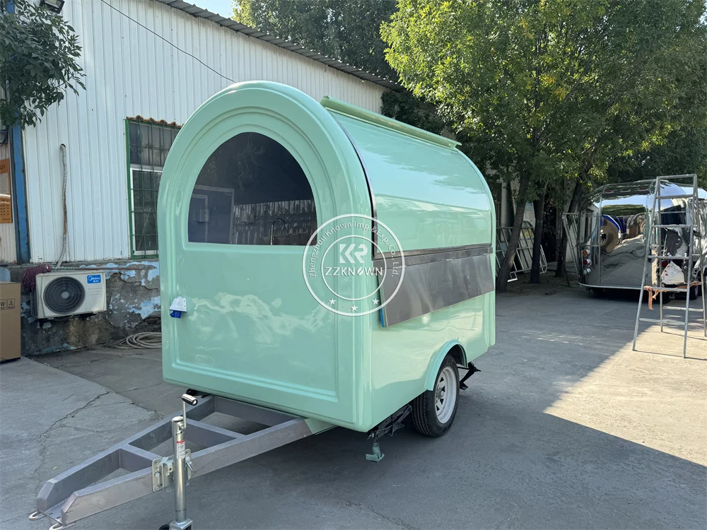 امتياز الغذاء شاحنة الشارع وجبة خفيفة عربة المطبخ المحمول مجهزة بالكامل الآيس كريم القهوة كشك امتياز الغذاء مقطورة