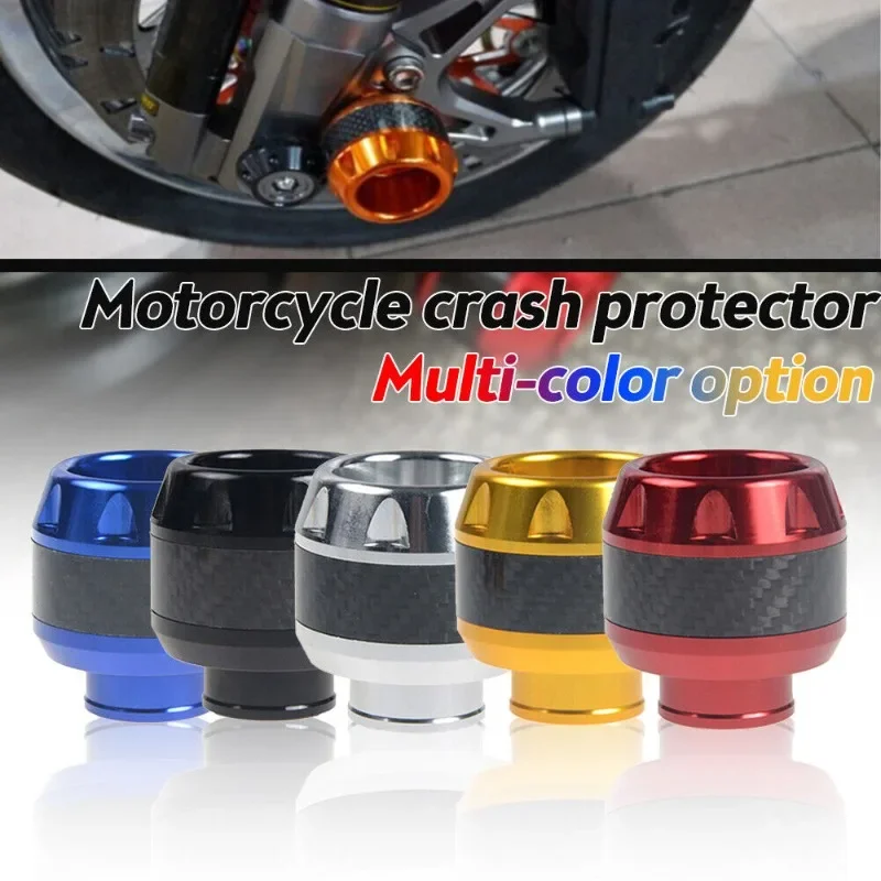 Universal Motocicleta Frente Garfo Quadro, Slider Bater Motor Protector, Alumínio, Fit para Duke 790, Yamaha MT07, Ducati Diavel 1200, Nmax, 2x