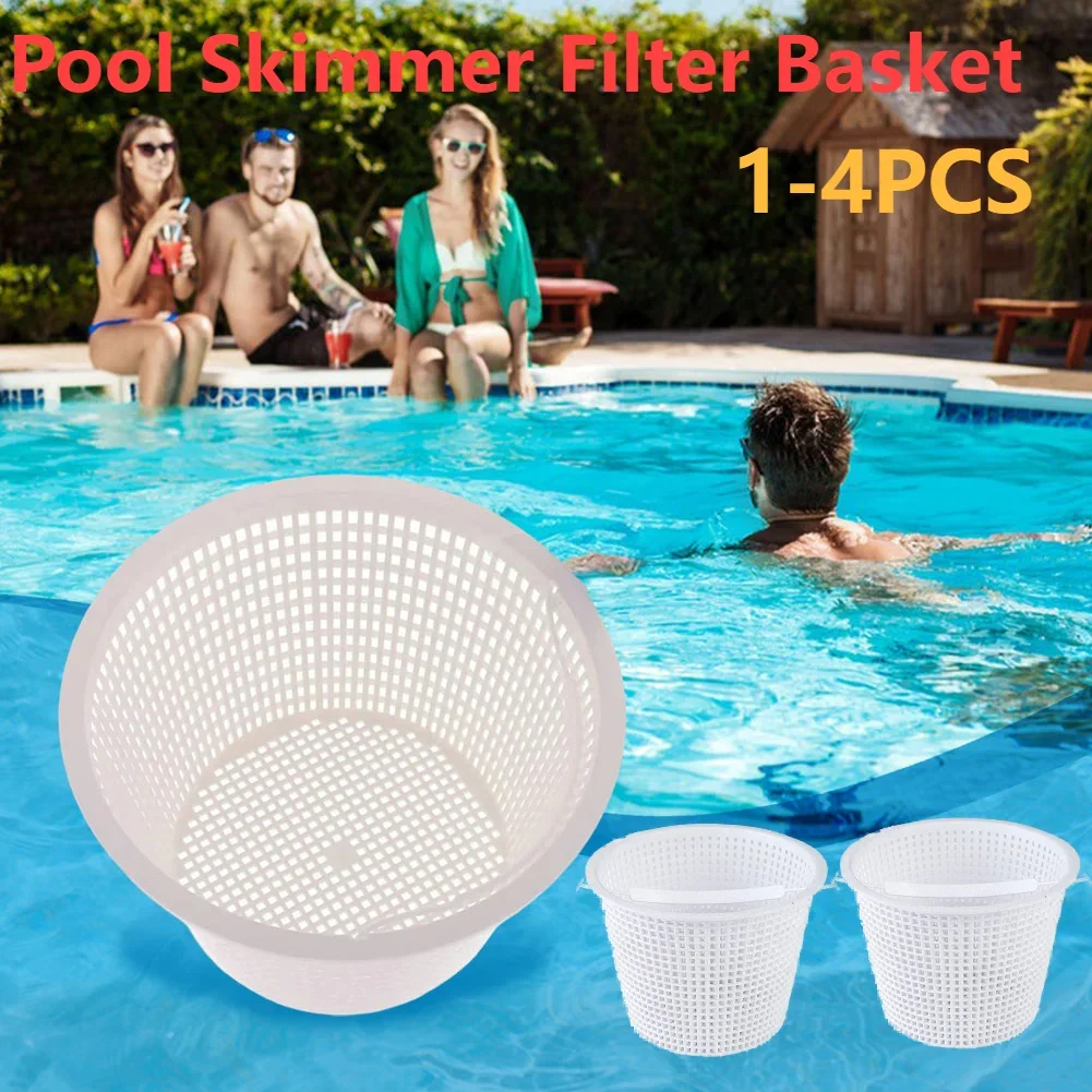 

1-4 шт., сменная корзина для скиммера для бассейна, корзина для фильтра скиммера, удаление листьев, мусора над землей, инструменты для чистки, аксессуары