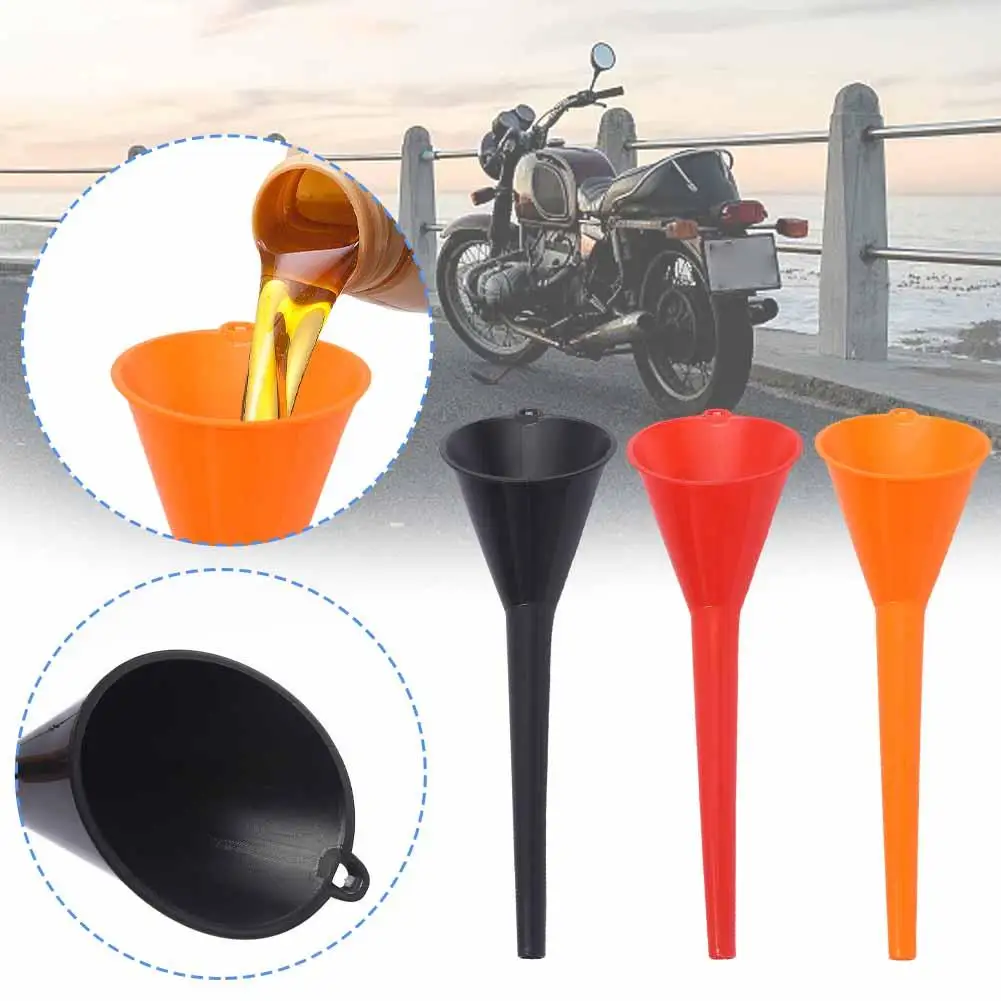 1/2/3pcs Car Refueling Funnel Oil Fuel Filling Tools Car Refueling Motorcycle Anti-splash Portable Simple Accessories Y8x7