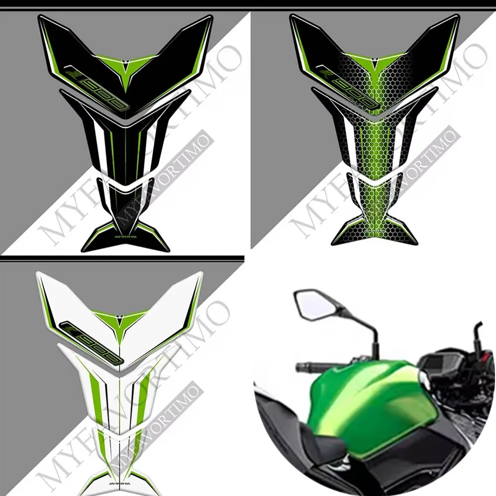 

For Kawasaki Z 900 Z900 Motorcycle Tank Pad Gas Fuel Oil Kit Knee Fairing Fender Protection Stickers Decals