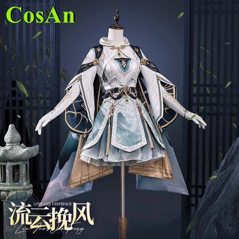 CosAn Love And Deepspace Leading Lady Cosplay Costume Liuyun Zayne Battledress Game School Halloween Dance Role Play Clothes