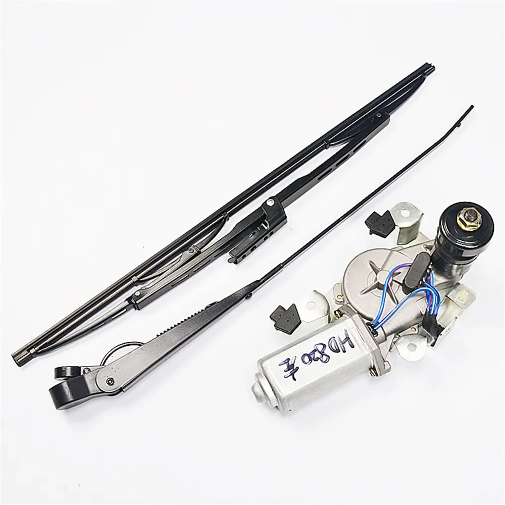 Untuk Kato HD820 wiper 1430-3 wiper motor HD512-1-2 wiper rakitan lengan wiper ekskavator