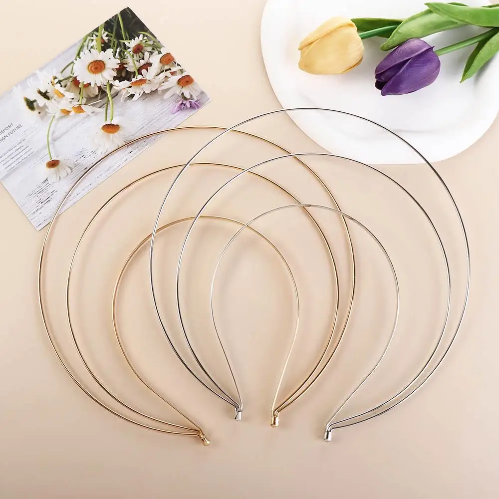 Angel Gold Metal Hairbands para Mulheres, Headpiece Fino, Hoop de Cabelo Coreano, DIY Crown, Wash Face Headband, Halo