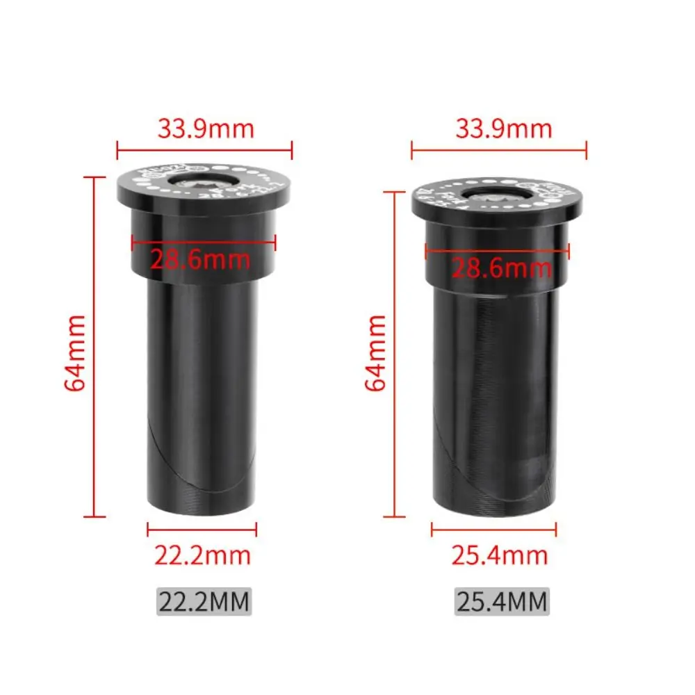 22.2 مللي متر و 25.4 مللي متر للطي شوكة الدراجة الناهض سبائك الألومنيوم المضادة للتآكل والصدأ شوكة توسيع محول التصنيع باستخدام الحاسب الآلي أنودة