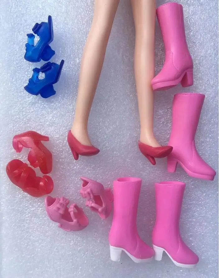 Lica Doll Boots Princess Doll Casual Shoes DIY Accessories High Heels Shoes Boots Sandals Colorful Decors Original Parts