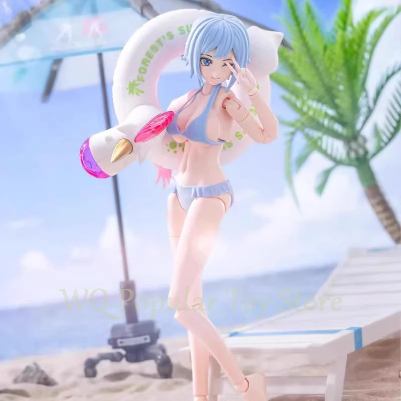 Original Nuke MATRIX Figure Forest's Summer Vivienne Hayha Anime Figures Swimsuit Fox Hunt Mobile Suit Girl Bedroom Ornament Toy