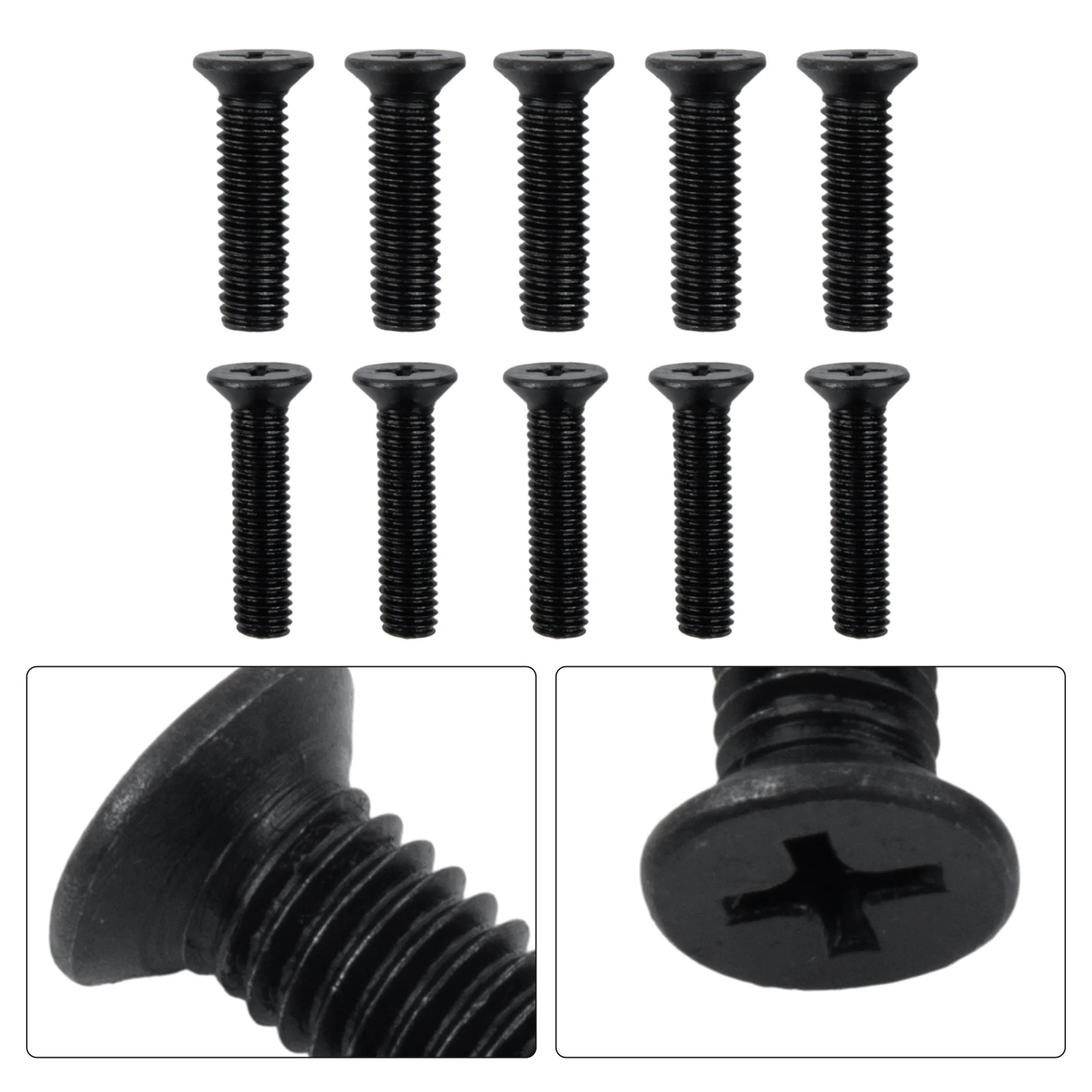 Fasteners Screws Adapter Drill Bit Fixing Screw 10Pcs 20mm 22mm 3/8inch UNF Drill Chuck For 1/2inch M5 M6 Shank