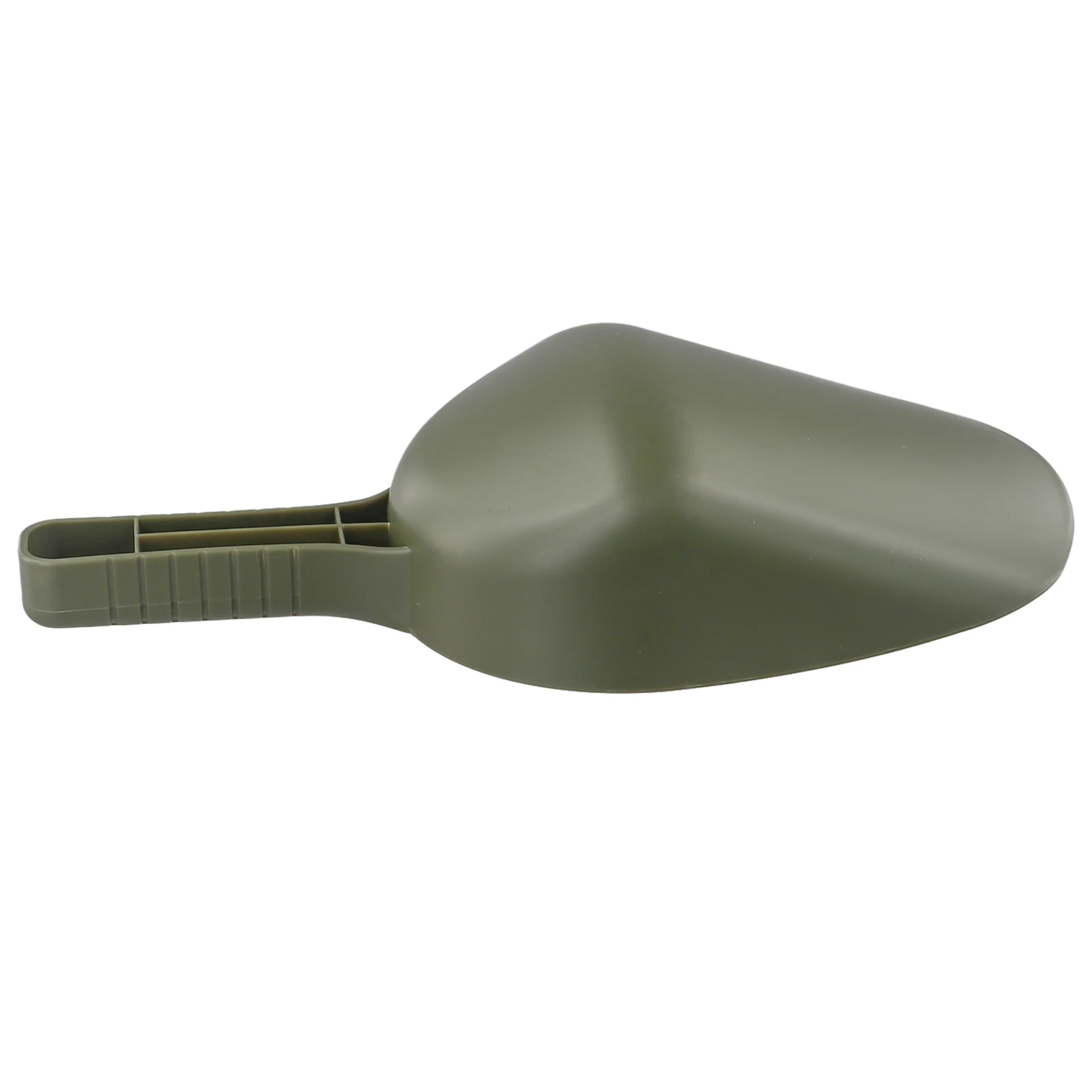 Baiting Spoon Bait Scoop Float In Water Green Color PP Material Bait Boat Hopper Loading Baiting Shovels Float