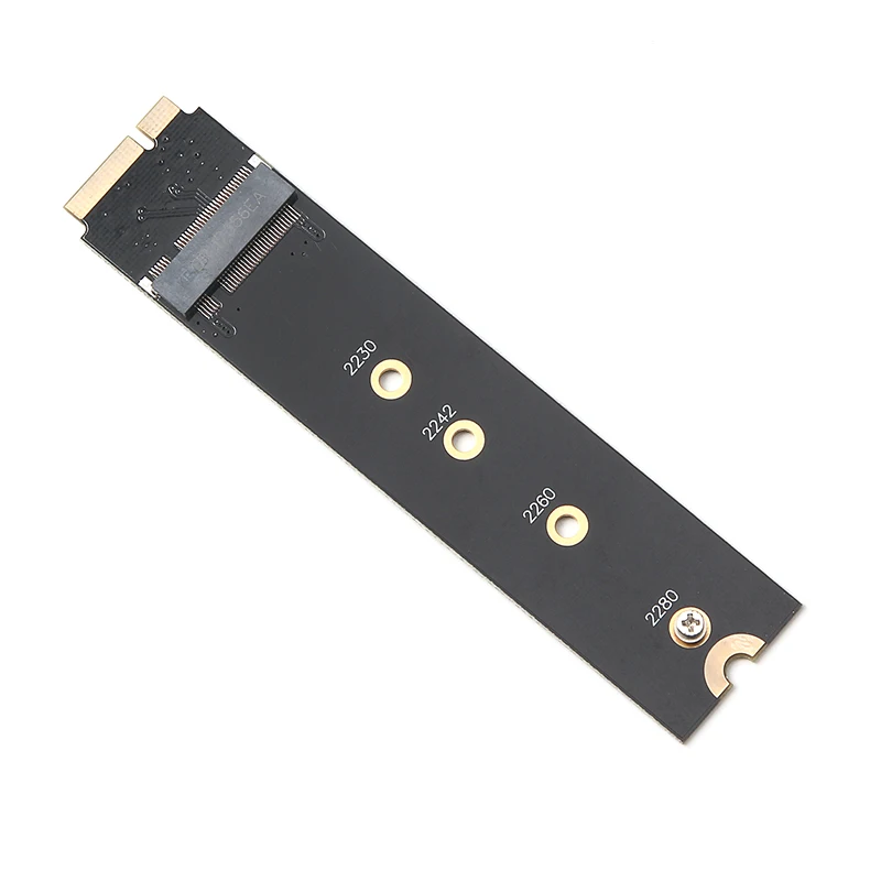 أسود M.2 NGFF SATA SSD محول محول ، بطاقة الناهض لتفاح ماك بوك الهواء ، موصل محول ، A1465 ، A1466