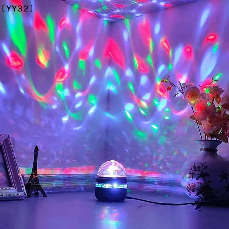 Led Aurora Starry Projection Lamp Water Ripple Disco Light Romantic Atmosphere For All Seasons〔YY32〕 view 6