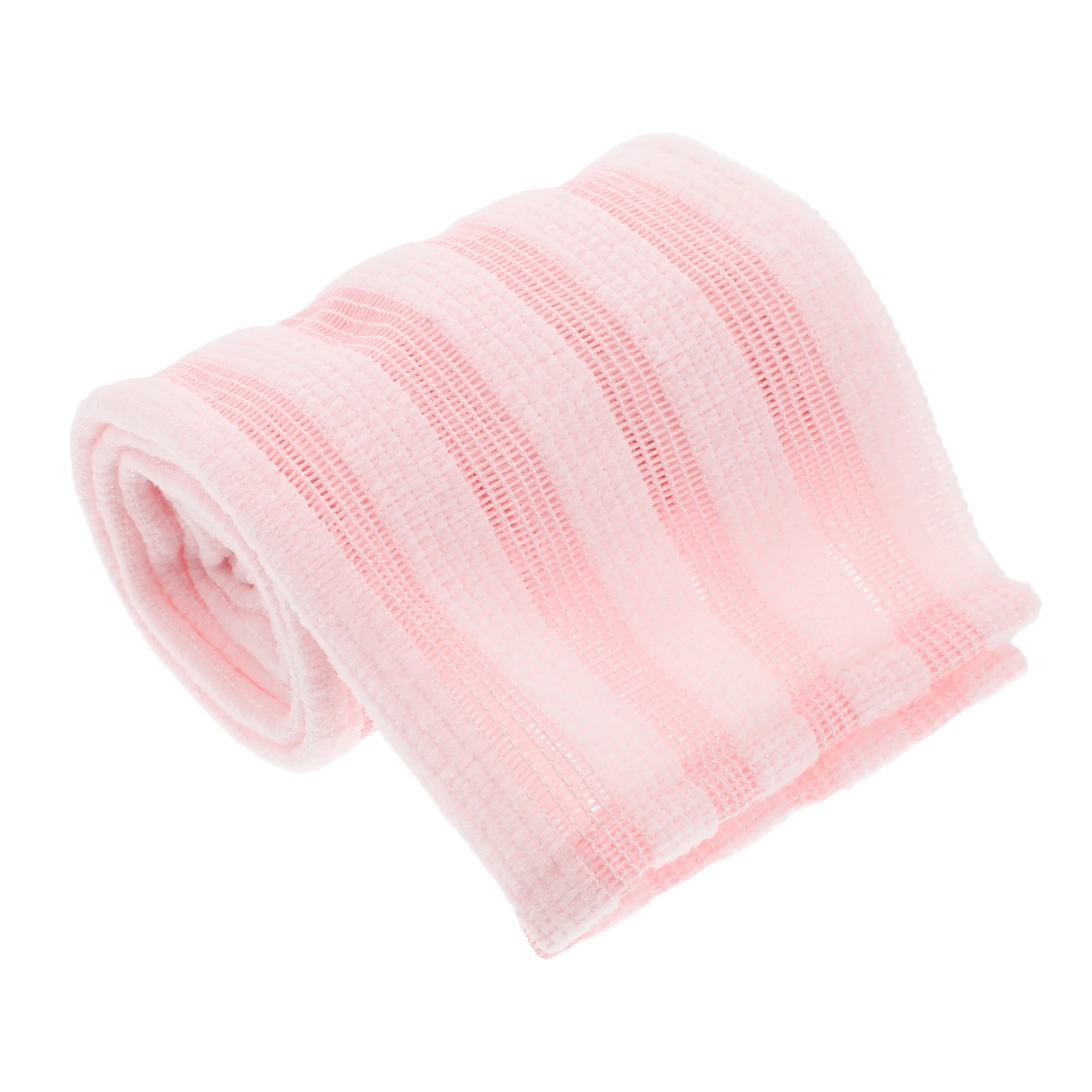 

Long Bath Washcloth Back Scrubber Striped Design Soft Travel Lightweight Shower For Scrubbing Luffa Towels Loofah Back