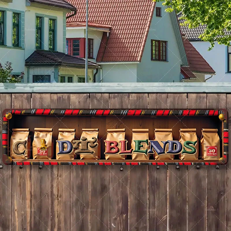 

1 шт. металлическая вывеска, 4x16 дюймов «Русский фермерский дом» знак «Mixed CD» — винтажный деревянный забор, художественный декор»