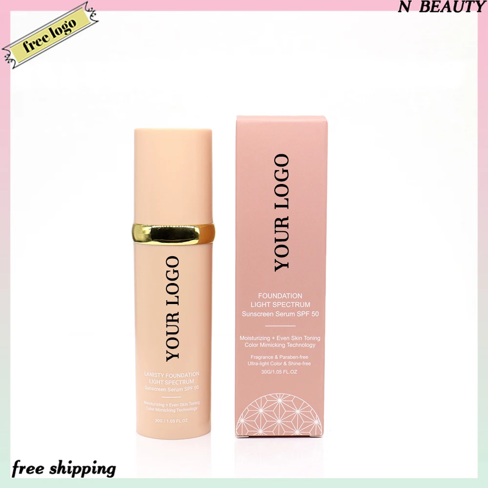 30ml Liquid Foundation Private Label Long Lasting Waterproof 4 in 1 Bionic Temperature Changing Custom Logo Makeup Wholesale