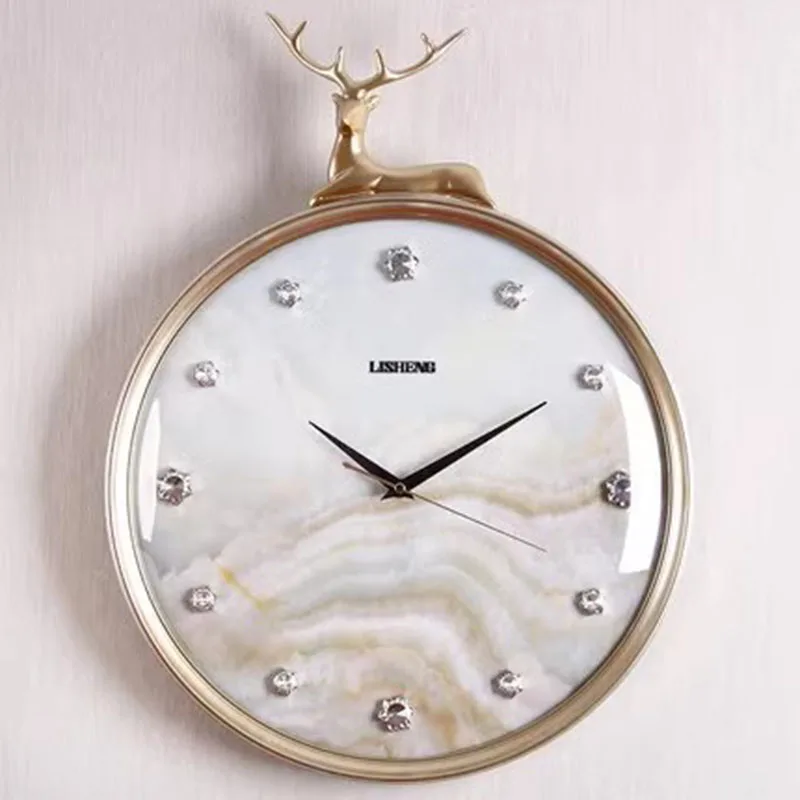 Fancy Silent Digital Wall Clock Aesthetic Unique Nordic Metal Wall Clock Modern Design Orologio Da Parete Living Room Furniture