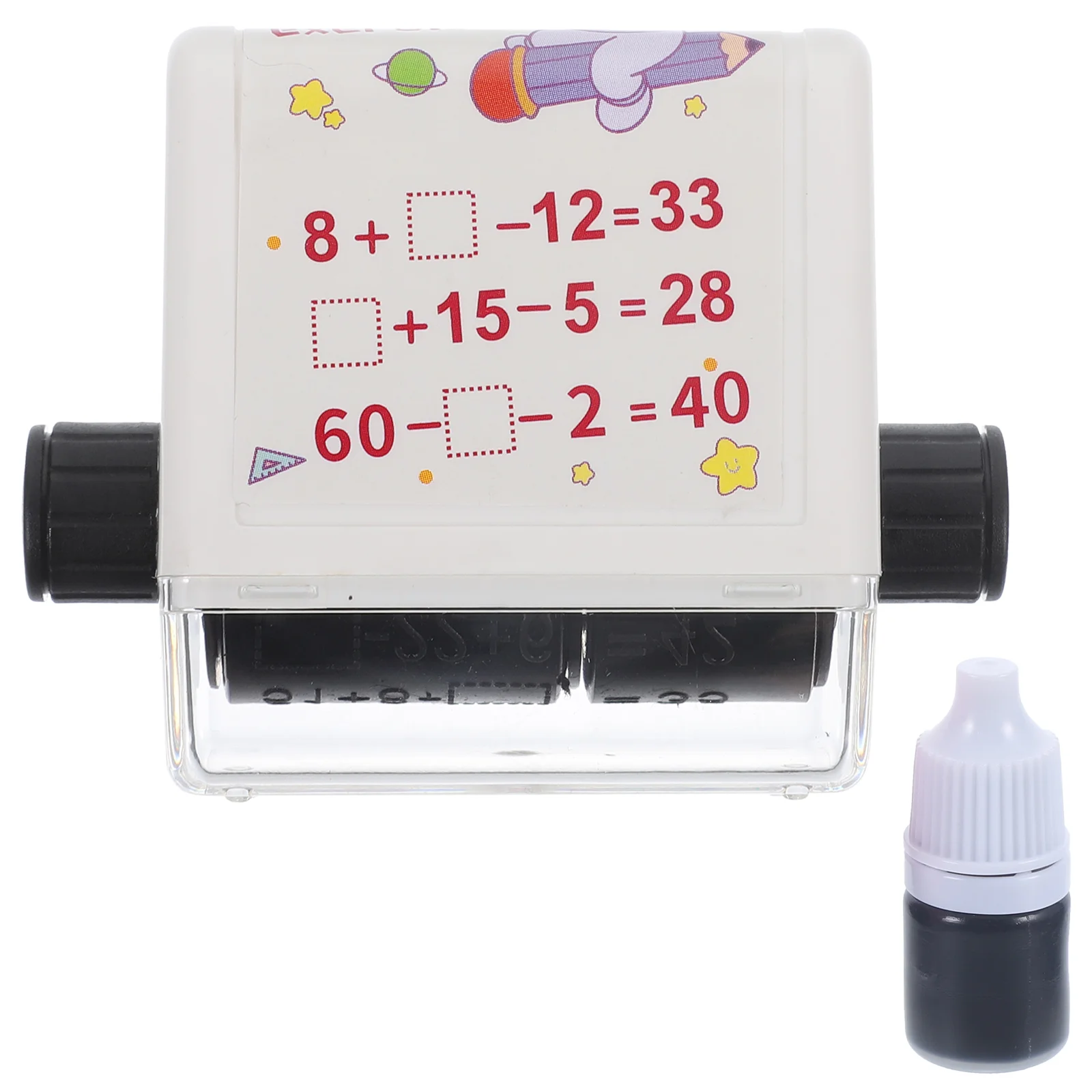 Addition Subtraction Teaching Stamp Math Practice Number Child Stampers PP Material Reusable Clear Printing Efficient Office