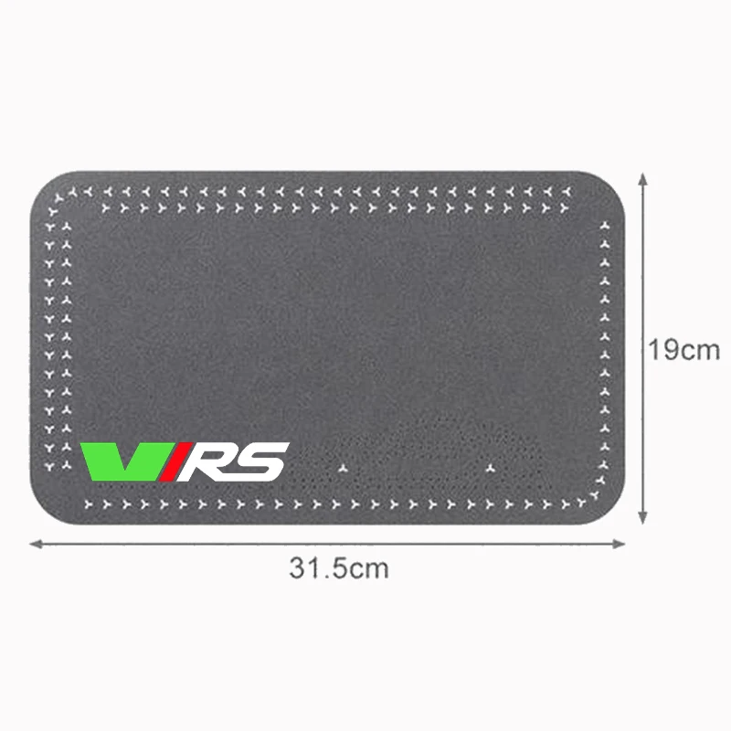 Leather Car Central Armrest Mat Console Arm Rest Seat Mat Interior for Skoda VRS logo Octavia Kamiq Karoq Superb Car Accessories