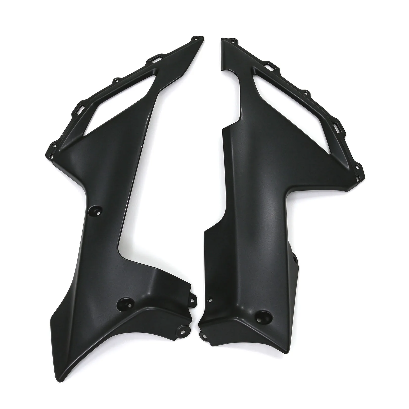 Left Right Side Mid Cowl Under Cover Fairing For KAWASAKI Ninja ZX6R 2007-2008 ZX-6R Matte Black