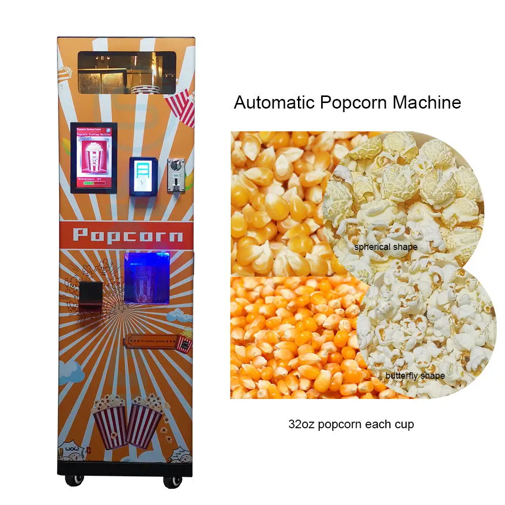 Hot Sale Commercial Industrial Popcorn Machine Price with CE Certificate Snack Vending Machine Popcorn Maker