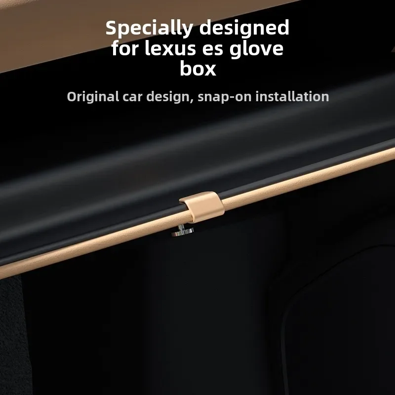 لكزس ES ES200 ES300H 2023 2024 2025 ، 2 قطعة/المجموعة صندوق قفازات السيارة خطاطيف تعليق اكسسوارات منظم التخزين الداخلي للسيارة