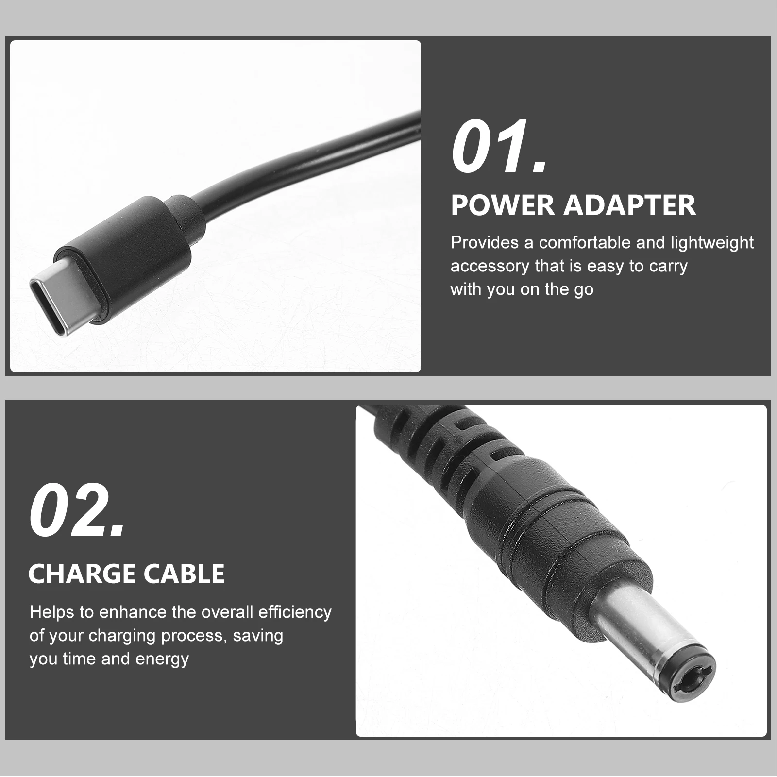 متعدد 1-حزمة Usb نوع C 5.5 مللي متر X 2.1 مللي متر تيار مستمر 9 فولت كابل شحن الطاقة محول الحبل لأجهزة الكمبيوتر المحمول ذكر إلى ذكر تمديد محول كابل