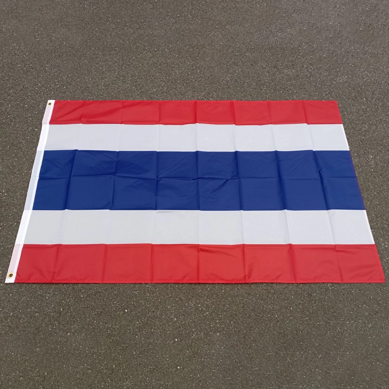 aerlxemrbrae     90X150cm Thailand Flag Polyester Hanging Banner THA TH Thailand standard Home Decoration